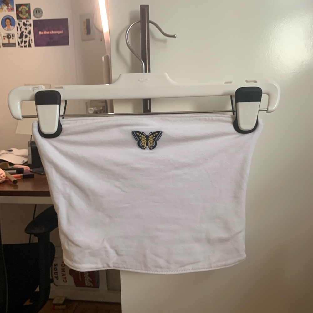 Hollister Butterfly Tube Top